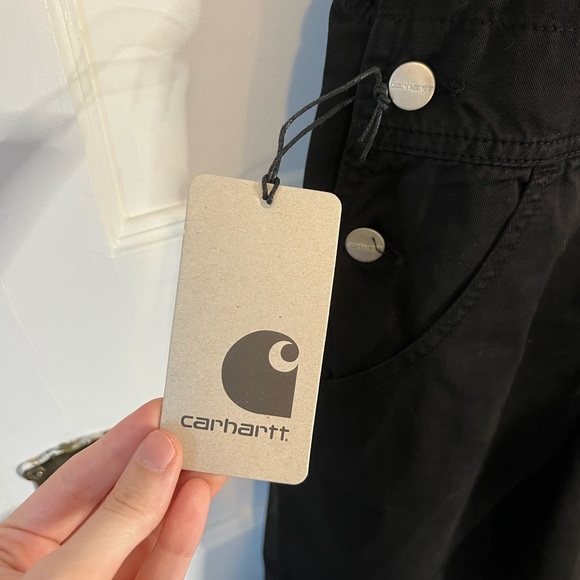 NWT Carhartt WIP Overalls Black Size XS - Picture 6 of 11